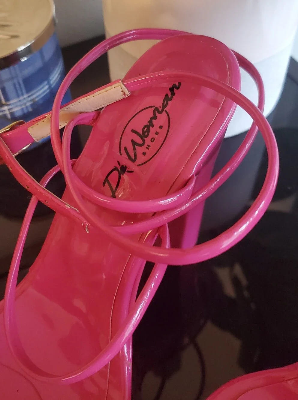 💕 Hot Pink 💕 Platform Strappy High Heels